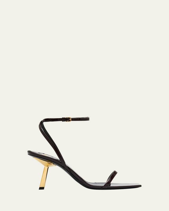 Lee Leather Ankle-Strap Sandals